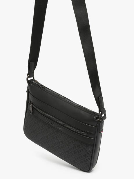 Crossbody Bag Tommy hilfiger Black monogram AM13577 other view 1