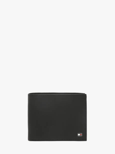 Wallet Leather Tommy hilfiger Black eton AM00657 other view 1
