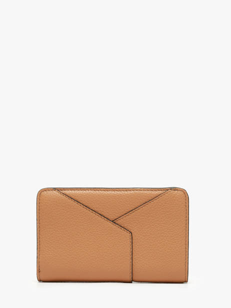 Portefeuille Cuir Lancel Marron enveloppe A13710 vue secondaire 2