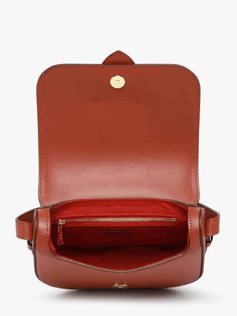 Sac Bandoulière Sienna Cuir Lancel Rouge sienna A13718 vue secondaire 2