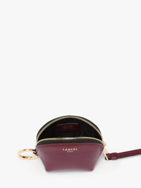 Porte-monnaie Cuir Lancel Violet origami A13859 vue secondaire 1