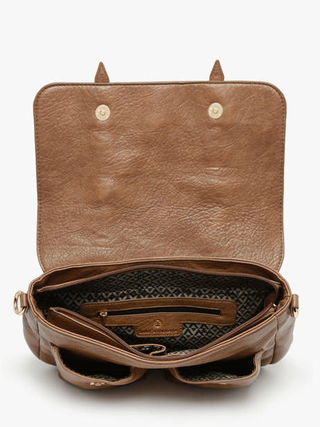 Sac Bandoulière Bride Lulu castagnette Marron bride ZAYANN vue secondaire 2