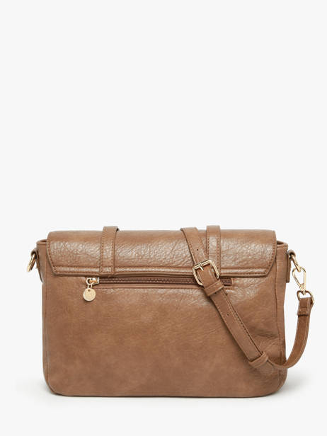 Sac Bandoulière Bride Lulu castagnette Marron bride ZAYANN vue secondaire 3