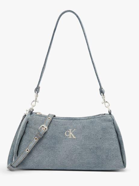 Shoulder Bag Logo Denim Calvin klein jeans Blue logo denim 4F3222G