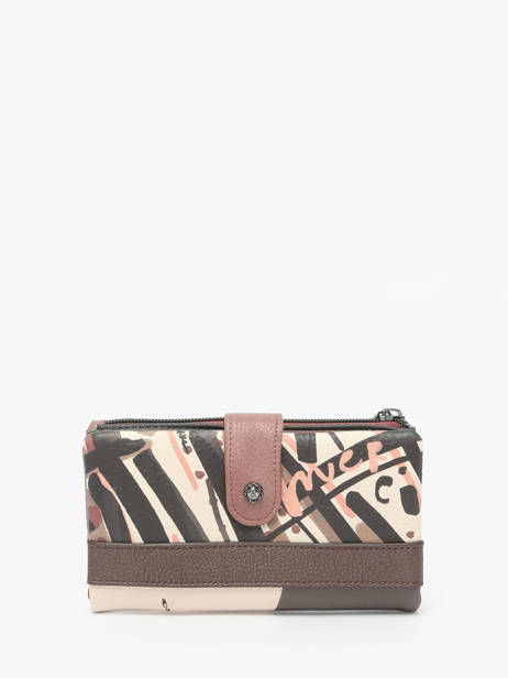 Wallet Anekke Brown mademoiselle 41809907 other view 2