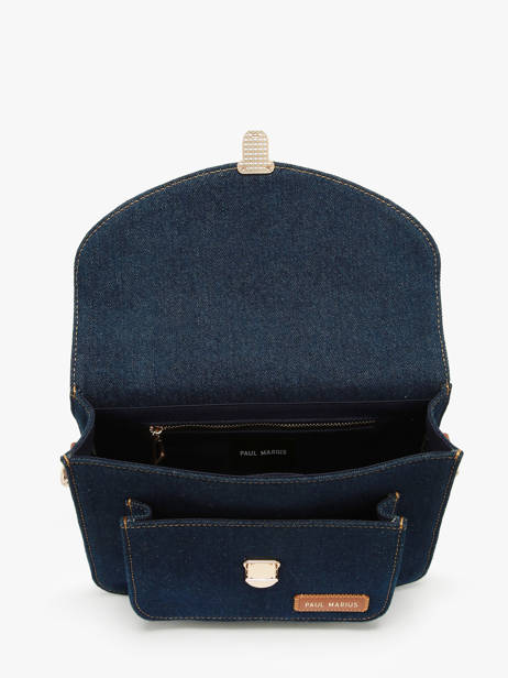 Melle George Denim Brut Crossbody Bag Paul marius Blue denim brut GEOR2DEB other view 2