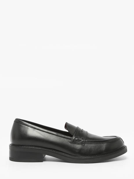Slippers In Leather Aliwell Black women A3226