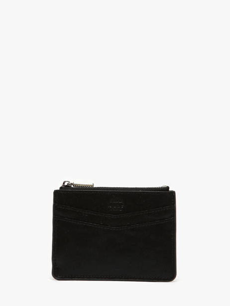 Card Holder Leather Mila louise Black vintage 3570XC