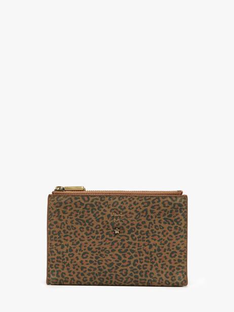 Wallet Leather Mila louise Brown vintage 3576PA