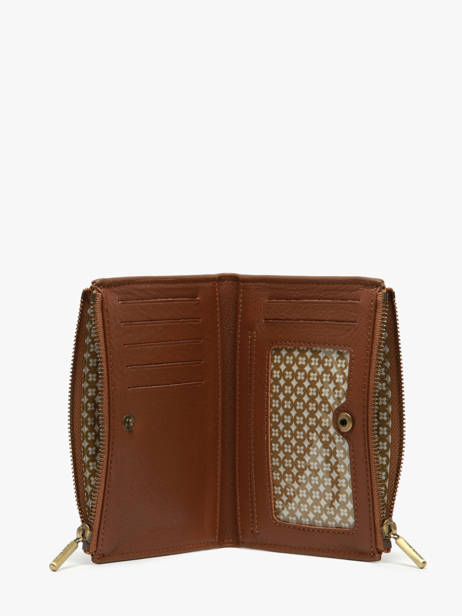 Wallet Leather Mila louise Brown vintage 3576PA other view 1