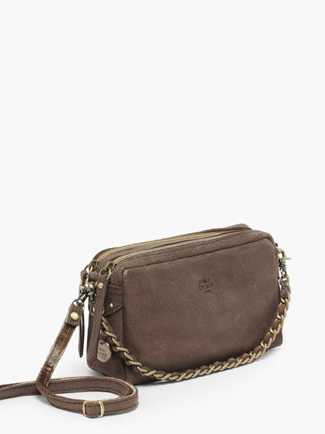 Crossbody Bag Vintage Leather Mila louise Brown vintage 23673XSX other view 1
