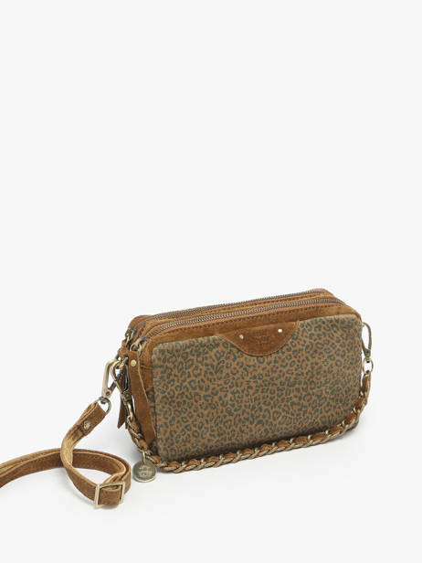 Shoulder Bag Vintage Leather Mila louise Brown vintage 2367XPAV other view 1