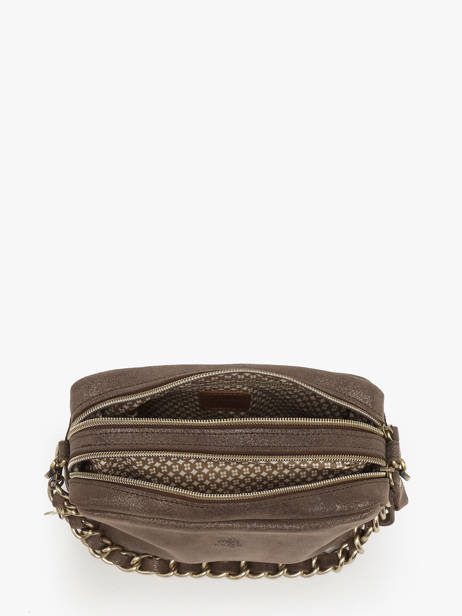 Sac Bandoulière Mama Cuir Mila louise Marron vintage 23673X vue secondaire 3