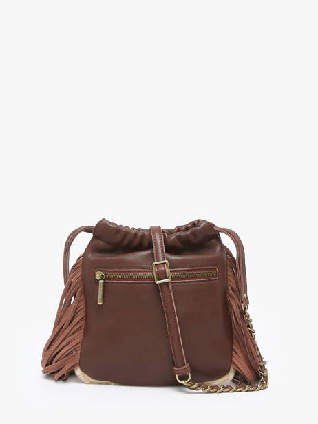 Shoulder Bag Vintage Leather Mila louise Brown vintage 3812TC other view 3