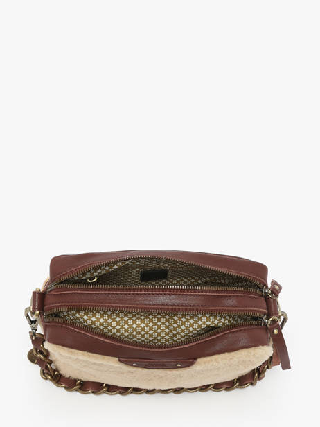 Shoulder Bag Vintage Leather Mila louise Brown vintage 23673TC other view 2