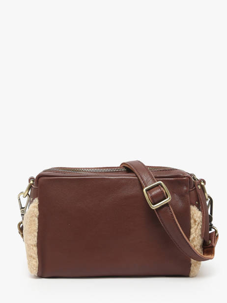 Shoulder Bag Vintage Leather Mila louise Brown vintage 23673TC other view 3