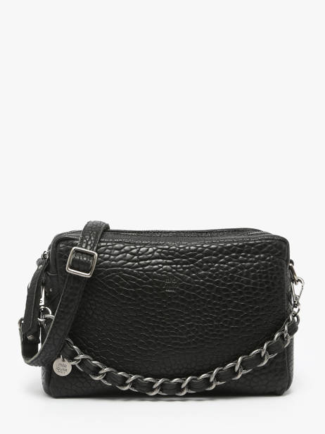 Shoulder Bag Vintage Leather Mila louise Black vintage 23673LE