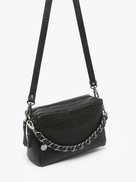 Shoulder Bag Vintage Leather Mila louise Black vintage 23673LE other view 1