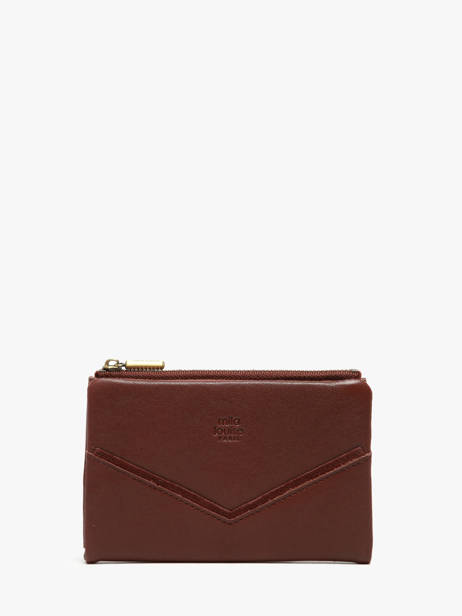 Wallet Leather Mila louise Brown vintage 3760C