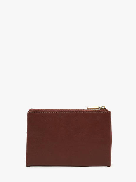 Wallet Leather Mila louise Brown vintage 3760C other view 2