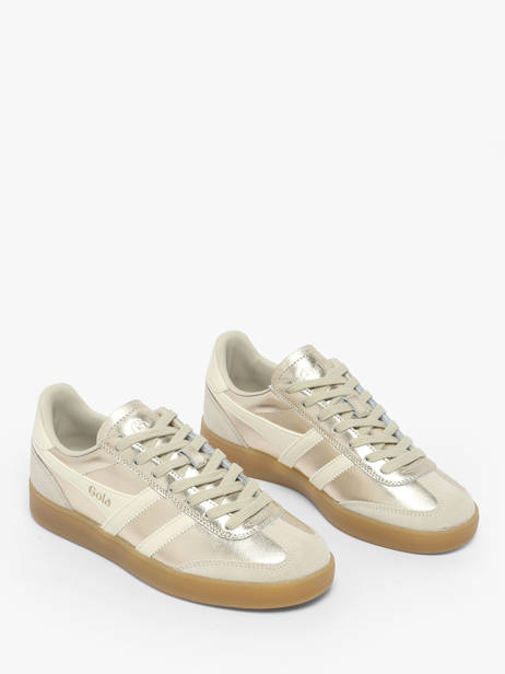 Sneakers In Leather Gola Gold women CLB783 other view 1