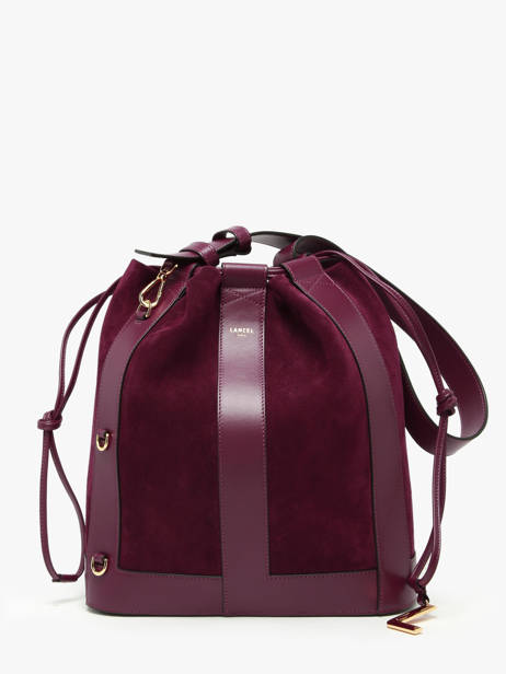 Sac Seau M Elles Cuir Lancel Violet elles A13360