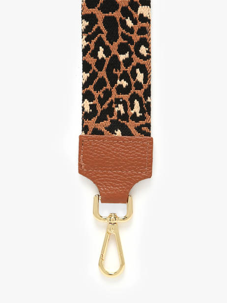 Bandoulière De Sac Milano Marron caviar CA25LPOB vue secondaire 1