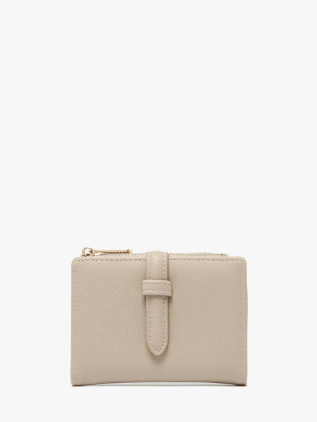 Porte-monnaie Porte-cartes David jones Beige saffiano P163