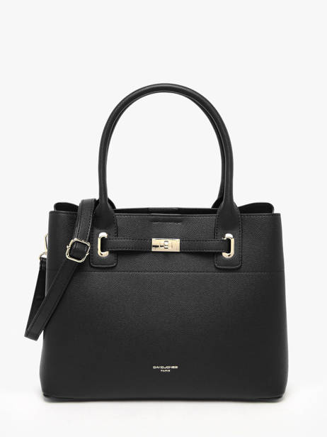 Sac Porté Main Saffiano David jones Noir saffiano CM7744