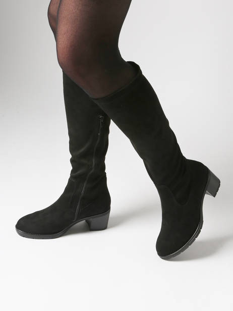 Bottes à Talon Remonte Noir women - D2A76-00 vue secondaire 1