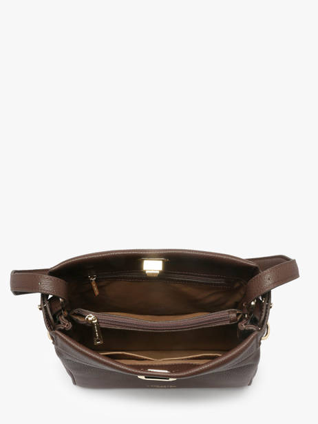 Sac Porté épaule Mademoiselle Romy Cuir Lancaster Marron mademoiselle romy 105 vue secondaire 3