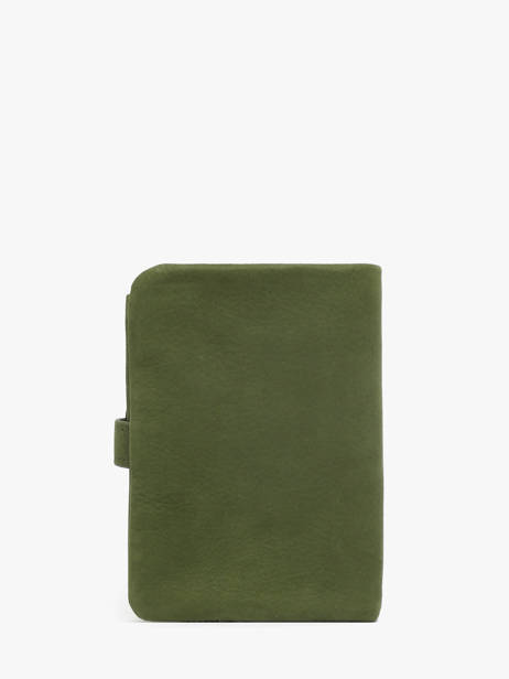 Wallet Leather Nat et nin Green vintage JOYCE other view 4