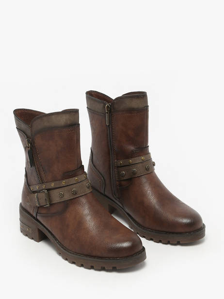 Bottines Mustang Marron women M0082002 vue secondaire 1