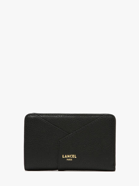 Portefeuille Cuir Lancel Noir enveloppe A13710