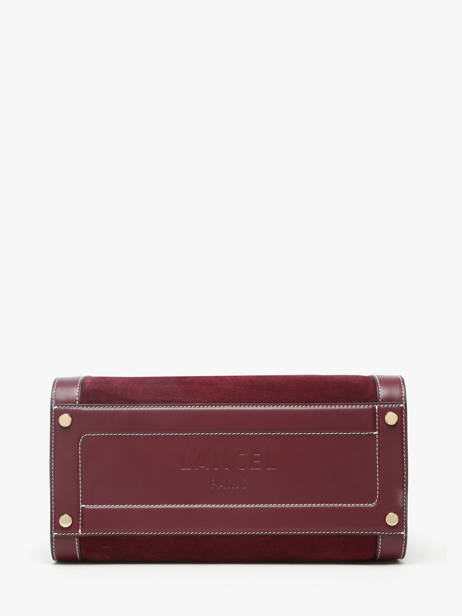 Medium Suede Leather Bcbg Bowling Bag Lancel Violet bcbg A13693 other view 5