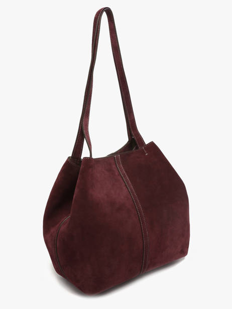 Sac Porté épaule Cabas Cuir Vanessa bruno Rouge cabas 29V40874 vue secondaire 2