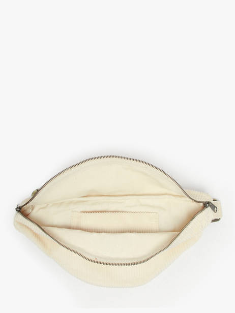 Sac Banane Hindbag Beige velours V vue secondaire 3