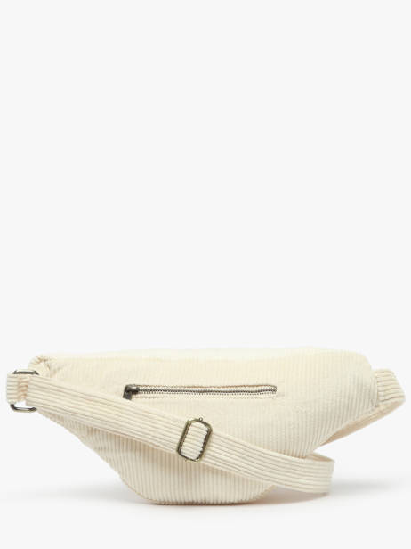 Sac Banane Hindbag Beige velours V vue secondaire 4