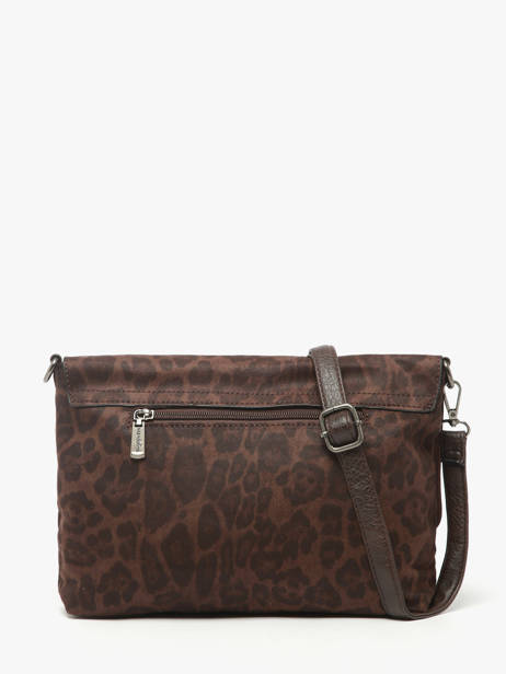 Sac Bandoulière Leopard Miniprix Marron leopard L vue secondaire 2