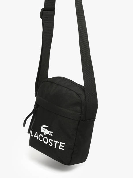 Sac Bandoulière Lacoste Noir zt NU5181ZT vue secondaire 1