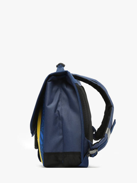 2-compartment Satchel Pokemon Blue pikachu eclair 23AK203A other view 2