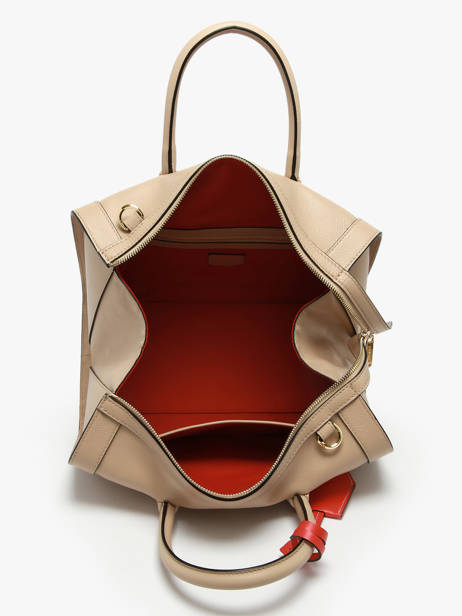 Medium Leather Bcbg Bowling Bag Lancel Beige bcbg A13690 other view 2