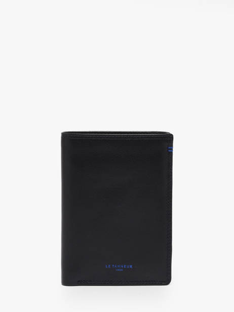 Wallet Leather Le tanneur Black martin TMIN3310