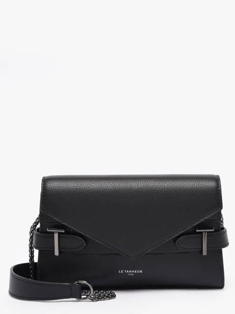 Sac Bandoulière Emily Cuir Le tanneur Noir emily TEMI1056