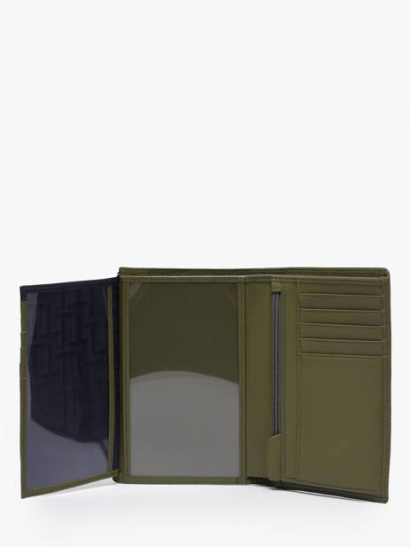 Leather Martin Wallet Le tanneur Green martin TMIN3314 other view 2