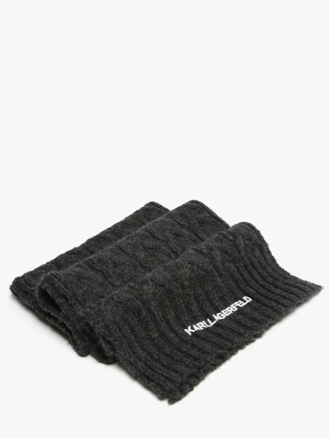 Scarf Karl lagerfeld Gray k essential A4W33029 other view 2