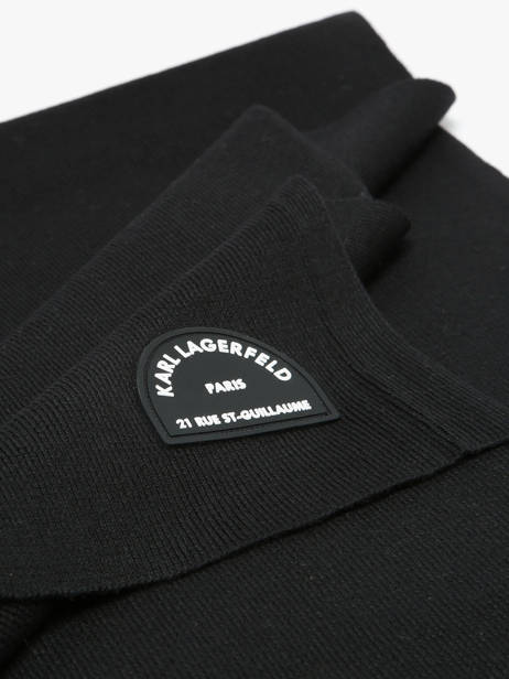 Scarf Karl lagerfeld Black rsg A4W33113 other view 1