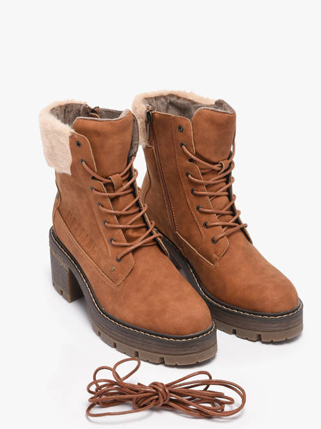 Heeled Boots Mustang Brown women M0132003 other view 1