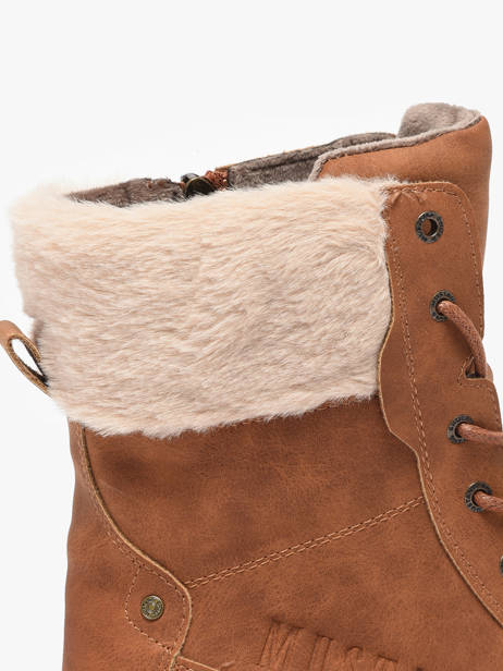Heeled Boots Mustang Brown women M0132003 other view 2