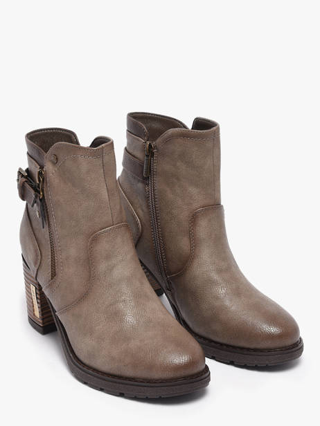 Heeled Boots Mustang Gray women M0182004 other view 1